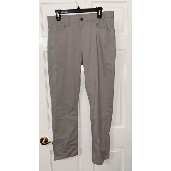 NEW Faherty Movement 5 Pocket CoolMax Performance Pants Gray 32x30